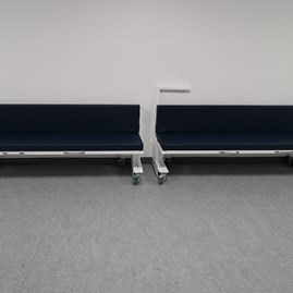 EasyBed kan også benyttes som hospitalspårørendesofa på stuer eller gange.